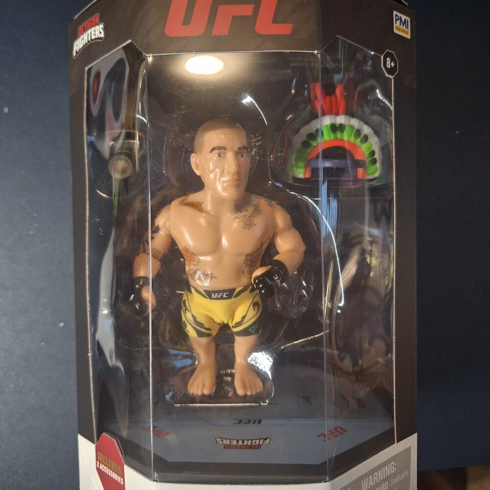UFC Alex Pereira MMA Octagon Fighters Collectible Action Figure w/ Accessories